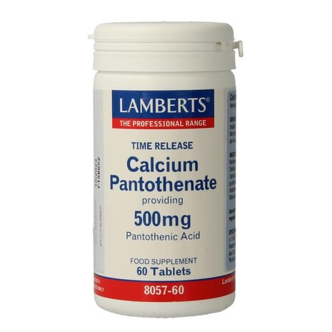 Lamberts Vitamine B5 (calcium pantothenaat) time release Lamberts Vitamine B5 (calcium pantothenaat) time release