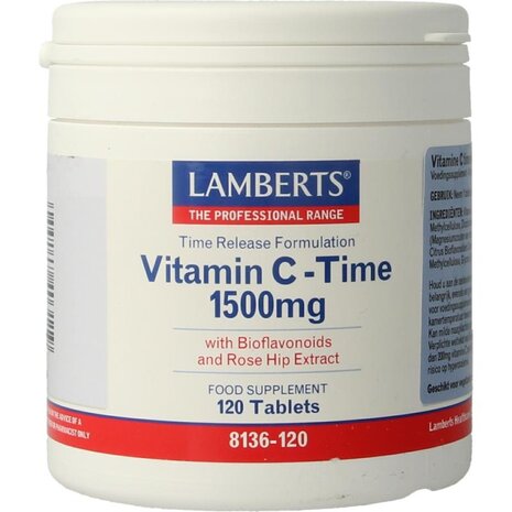 Lamberts Vitamine C 1500 Time release & bioflavonoiden Lamberts Vitamine C 1500 Time release & bioflavonoiden