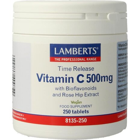 Lamberts Vitamine C 500 time released & bioflavonoiden Lamberts Vitamine C 500 time released & bioflavonoiden