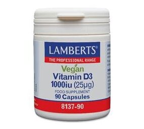 Lamberts Vitamine D3 1000IE 25mcg vegan Lamberts Vitamine D3 1000IE 25mcg vegan