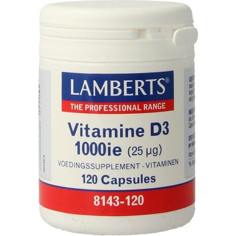 Lamberts Vitamine D3 1000IE/25mcg Lamberts Vitamine D3 1000IE/25mcg