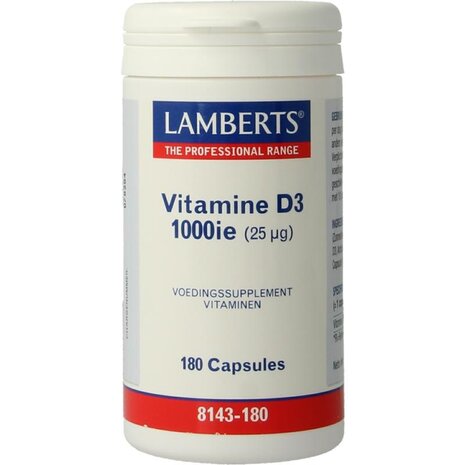 Lamberts Vitamine D3 1000IE/25mcg Lamberts Vitamine D3 1000IE/25mcg