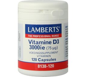 Lamberts Vitamine D3 3000IE/75mcg Lamberts Vitamine D3 3000IE/75mcg