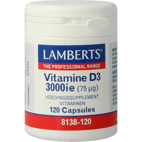 Lamberts Vitamine D3 3000IE/75mcg Lamberts Vitamine D3 3000IE/75mcg
