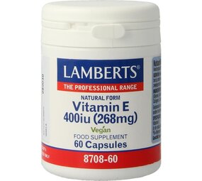 Lamberts Vitamine E 400IE natuurlijk Lamberts Vitamine E 400IE natuurlijk