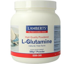 Lamberts L-Glutamine poeder Lamberts L-Glutamine poeder