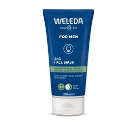 Weleda Men 2 in1 reinigingsgel gezicht en baard Weleda Men 2 in1 reinigingsgel gezicht en baard
