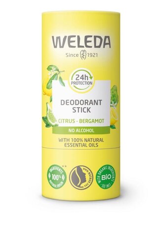 Weleda Deodorant stick citrus + bergamot 24U Weleda Deodorant stick citrus + bergamot 24U