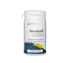 Springfield Ferrincell ijzer pyrofosfaat 5mg Springfield Ferrincell ijzer pyrofosfaat 5mg