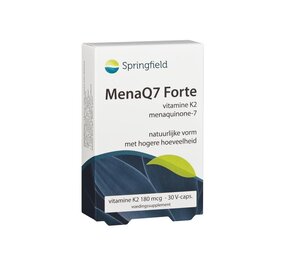 Springfield MenaQ7 Forte vitamine K2 180 mcg Springfield MenaQ7 Forte vitamine K2 180 mcg