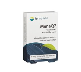 Springfield MenaQ7 vitamine K2 45 mcg Springfield MenaQ7 vitamine K2 45 mcg