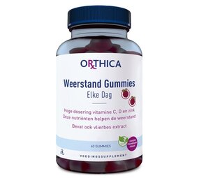 Orthica Weerstand gummies elke dag Orthica Weerstand gummies elke dag