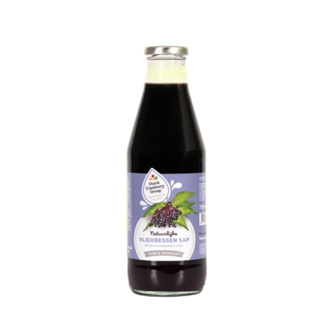 Dutch cranberrygroep Vlierbessen sap puur en ongezoet Dutch cranberrygroep Vlierbessen sap puur en ongezoet