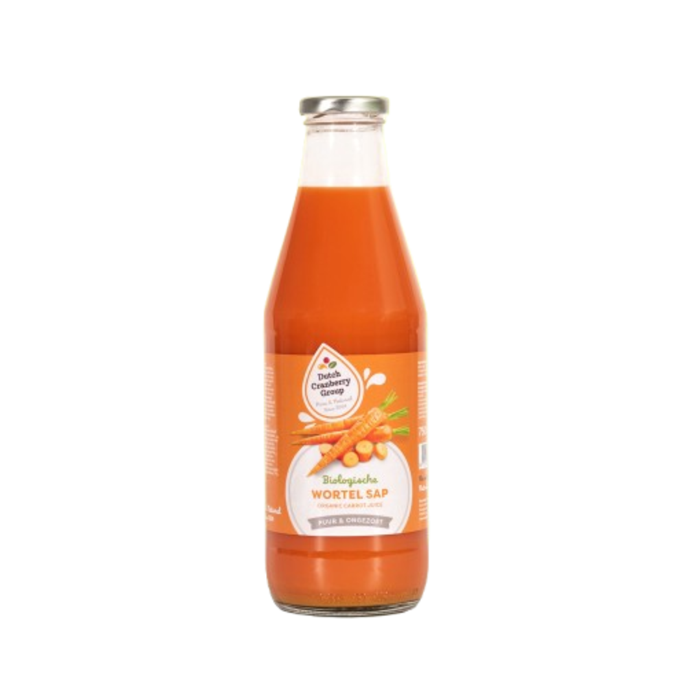 Dutch cranberrygroep Biologisch Wortel sap puur en ongezoet