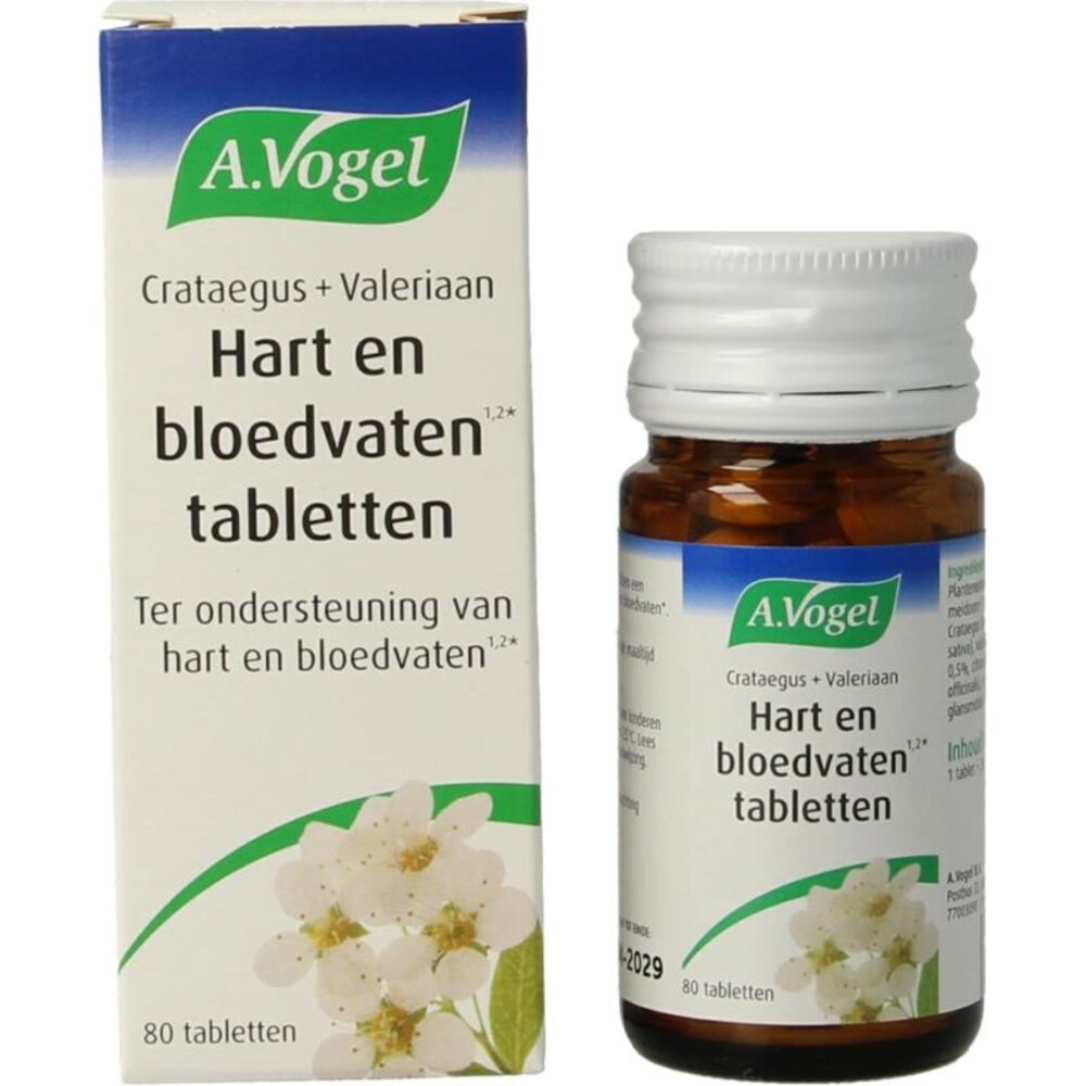 A Vogel Crataegus + valeriaan tabletten A Vogel Crataegus + valeriaan tabletten