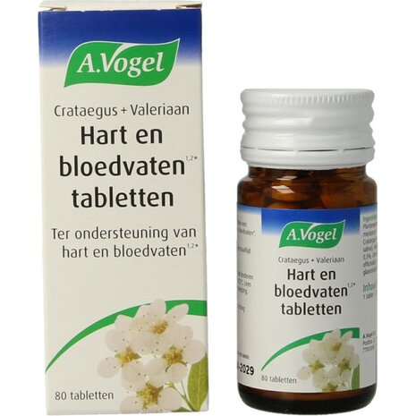A Vogel Crataegus + valeriaan tabletten A Vogel Crataegus + valeriaan tabletten