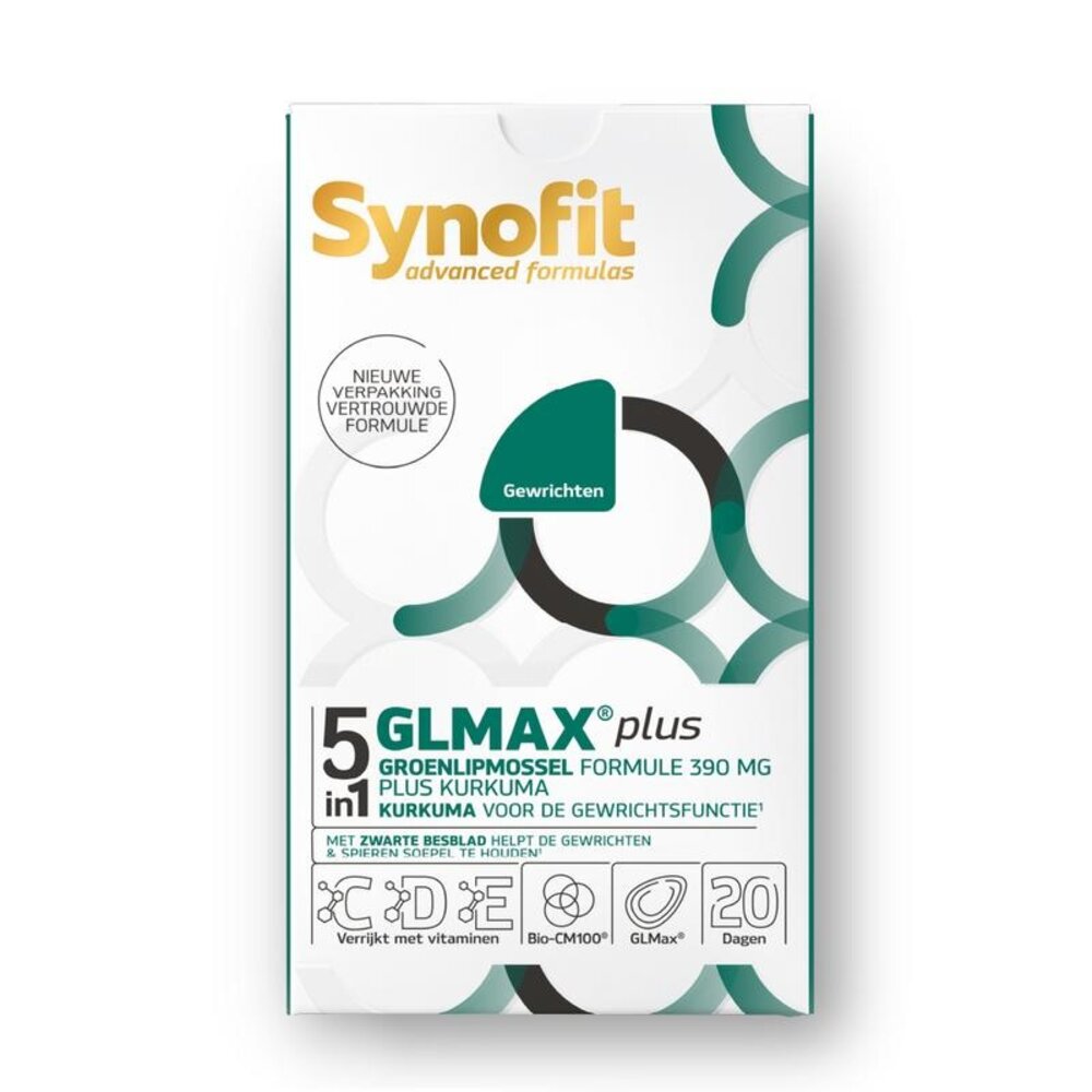 Synofit GLMAX 5-in-1 plus groenlipmossel Synofit GLMAX 5-in-1 plus groenlipmossel