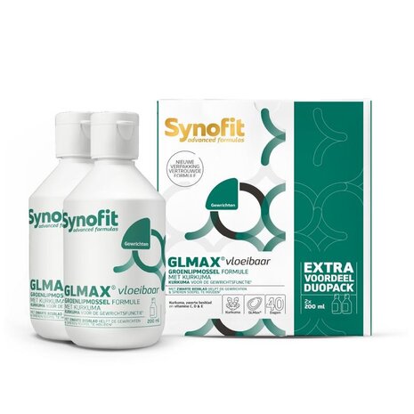Synofit Synofit GLMax groenlipmossel vloeibaar 200 - 400ml Synofit Synofit GLMax groenlipmossel vloeibaar 200 - 400ml
