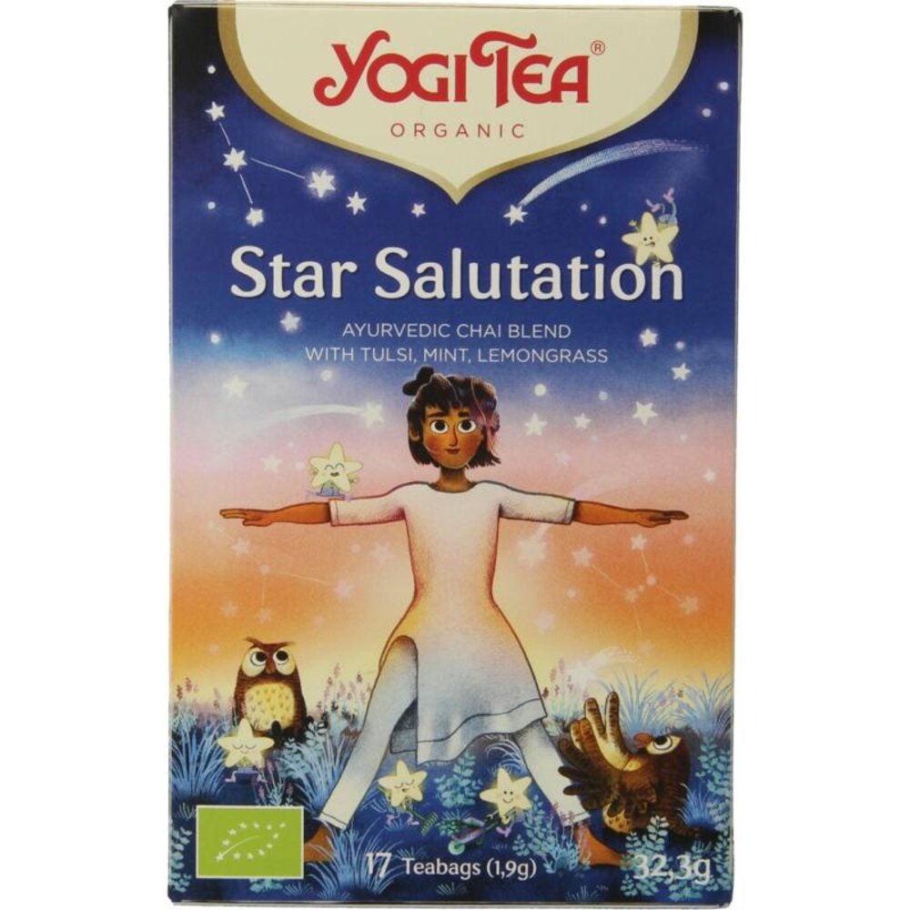 Yogi Tea Star salutation Yogi Tea Star salutation