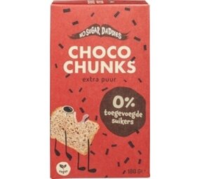 No Sugar Daddies Choco chunks extra puur No Sugar Daddies Choco chunks extra puur