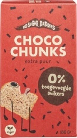 No Sugar Daddies Choco chunks extra puur No Sugar Daddies Choco chunks extra puur