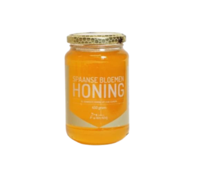 Werkbij Spaanse bloemenhoning