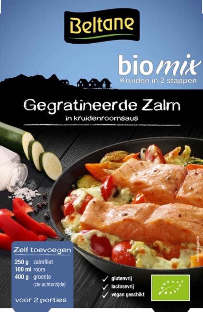 Beltane Gegratineerde zalm kruiden Beltane Gegratineerde zalm kruiden