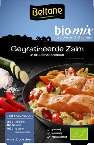 Beltane Gegratineerde zalm kruiden Beltane Gegratineerde zalm kruiden