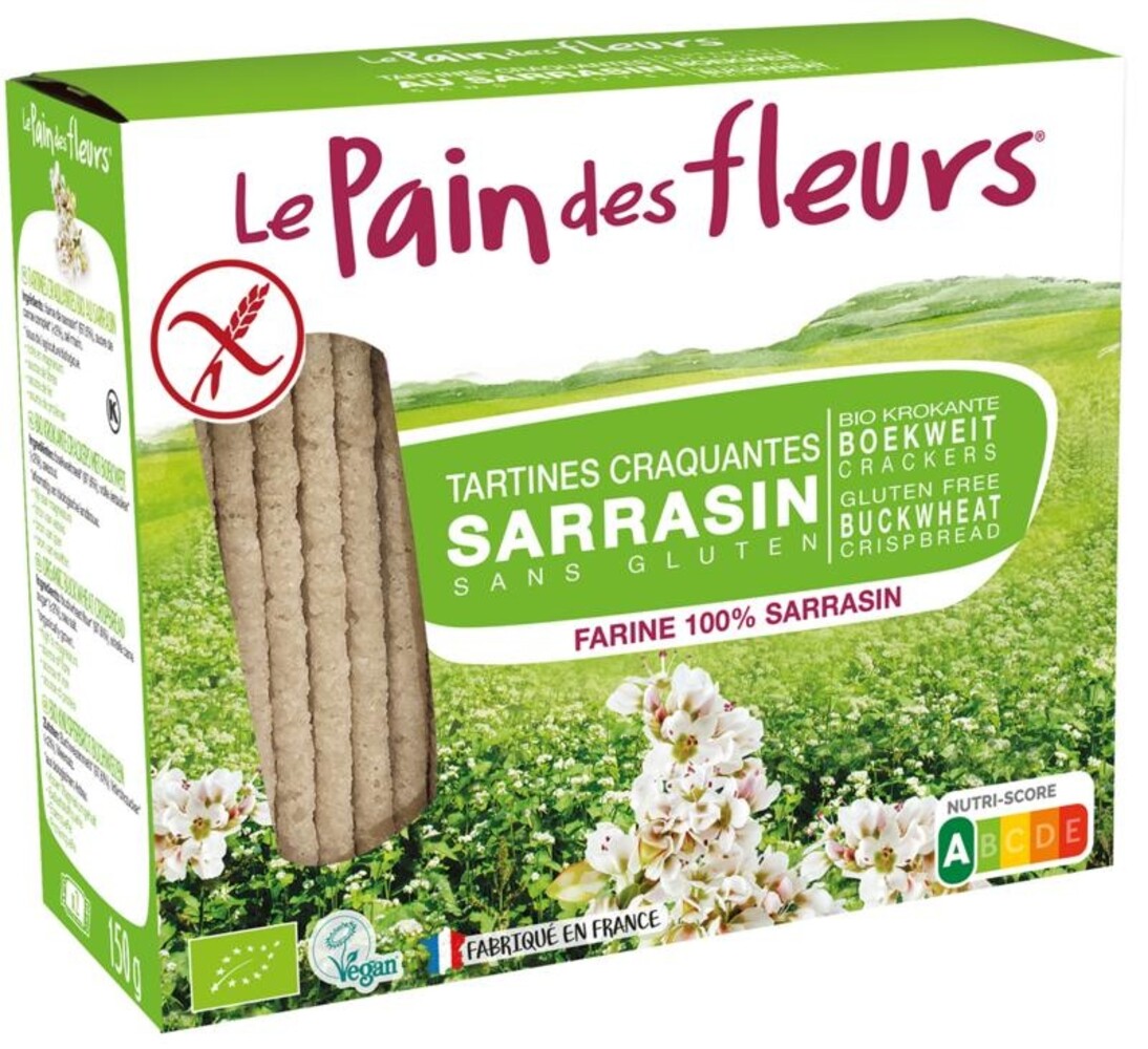 Pain Des Fleurs Boekweit crackers Pain Des Fleurs Boekweit crackers