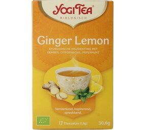 Yogi Tea Ginger lemon munt Yogi Tea Ginger lemon munt