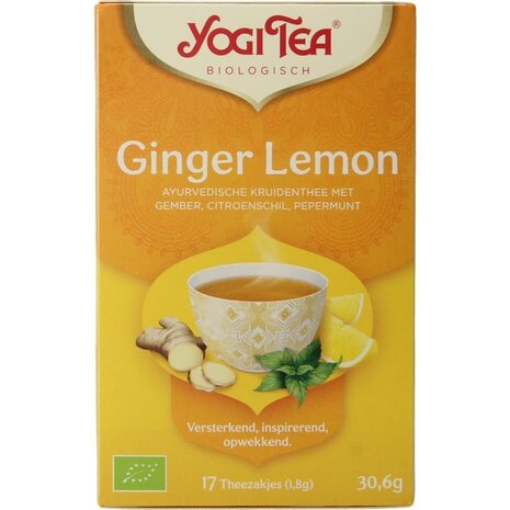 Yogi Tea Ginger lemon munt Yogi Tea Ginger lemon munt