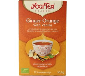 Yogi Tea Ginger orange vanilla Yogi Tea Ginger orange vanilla