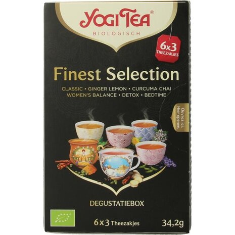 Yogi Tea Finest selection 6 x 3 stuks