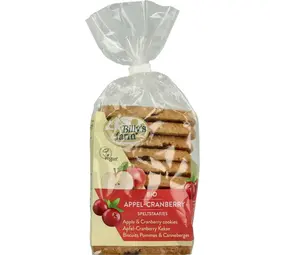 Billy'S Farm Appel cranberry staafjes