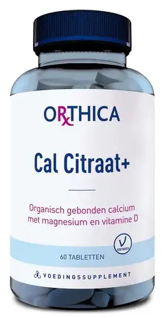 Orthica Cal Citraat +: Goed voor Botten Orthica Cal Citraat +: Goed voor Botten