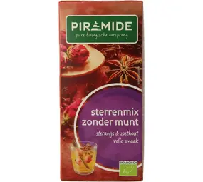 Piramide Sterrenmix zonder munt thee Piramide Sterrenmix zonder munt thee