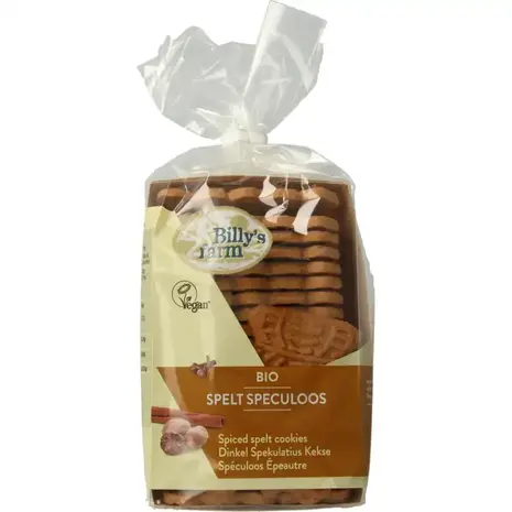 Billy'S Farm Spelt Speculoos: traditionele kruiden en spelt Billy'S Farm Spelt Speculoos: traditionele kruiden en spelt