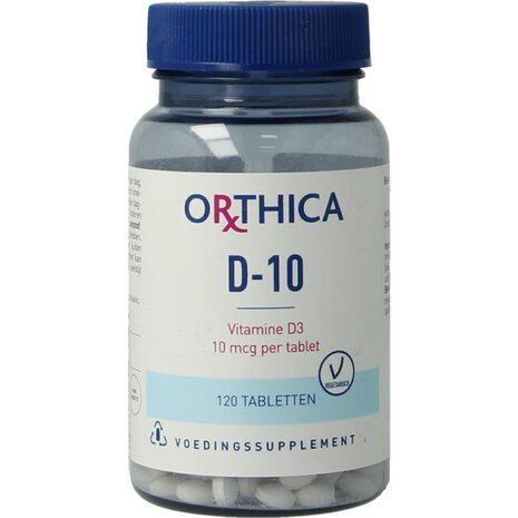 Orthica Vitamine D-10 - Ondersteunt Botten & Weerstand Orthica Vitamine D-10 - Ondersteunt Botten & Weerstand