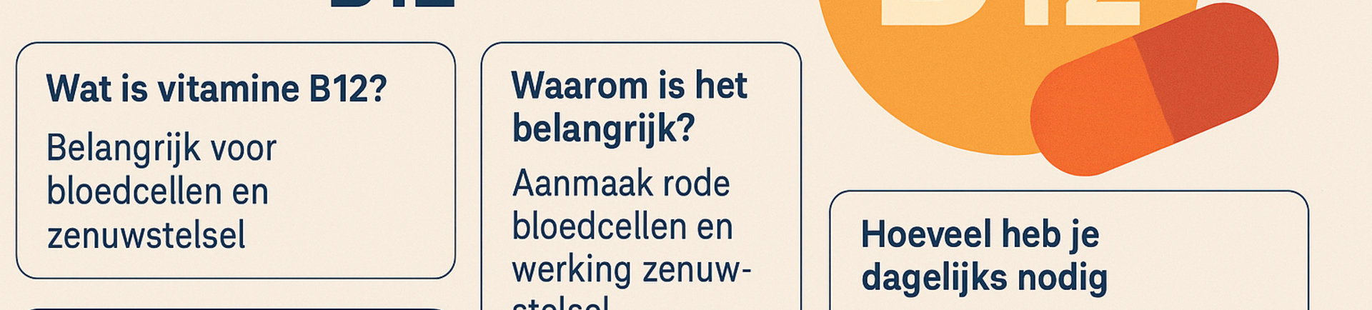 Alles wat je moet weten over vitamine B12: voordelen, tekort en supplementen