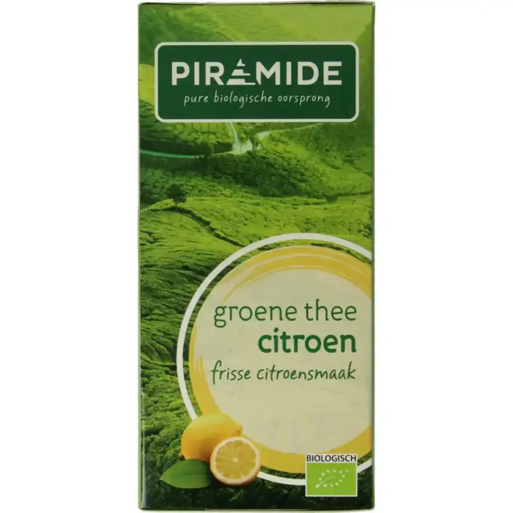 Piramide Groene thee met citroen Piramide Groene thee met citroen