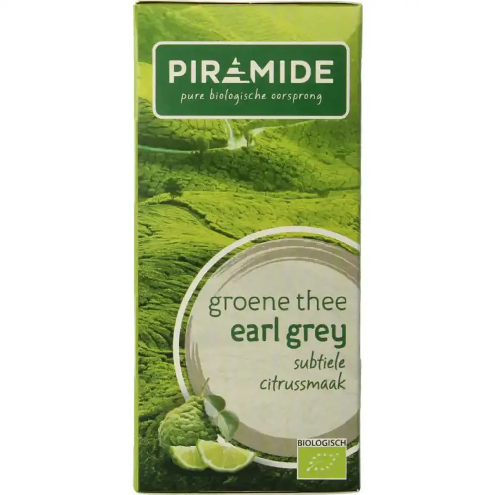 Piramide Groene thee & earl grey Piramide Groene thee & earl grey