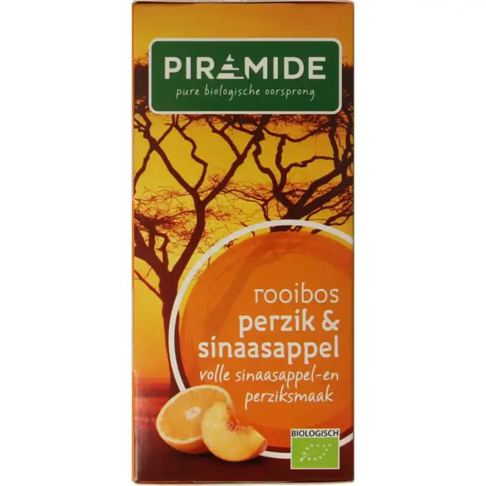 Piramide Rooibos perzik sinaasappel thee Piramide Rooibos perzik sinaasappel thee