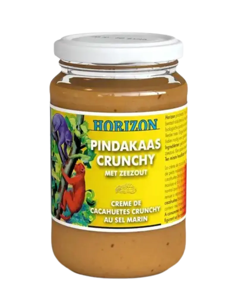 Horizon Pindakaas crunchy met zeezout Horizon Pindakaas crunchy met zeezout