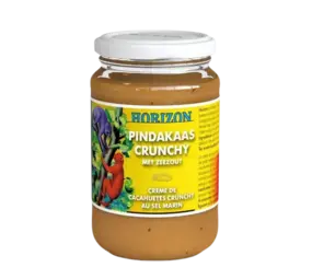 Horizon Pindakaas crunchy met zeezout Horizon Pindakaas crunchy met zeezout