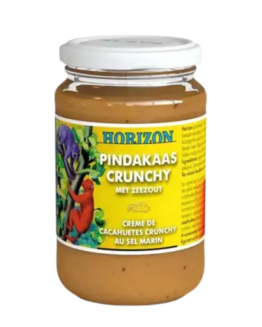 Horizon Pindakaas crunchy met zeezout Horizon Pindakaas crunchy met zeezout