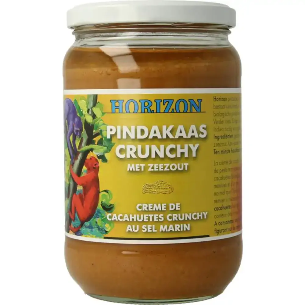 Horizon Pindakaas crunchy met zeezout Horizon Pindakaas crunchy met zeezout