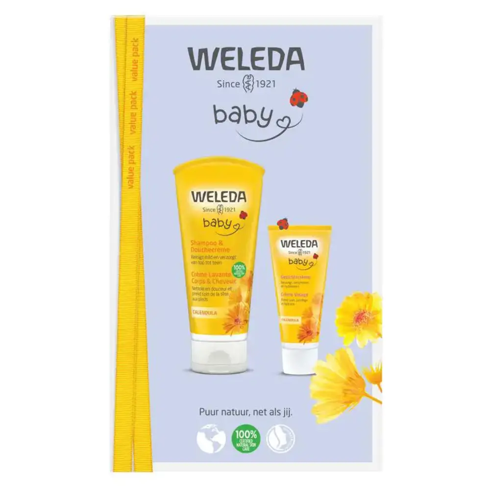 Weleda Calendula voordeelset baby gezichtscreme