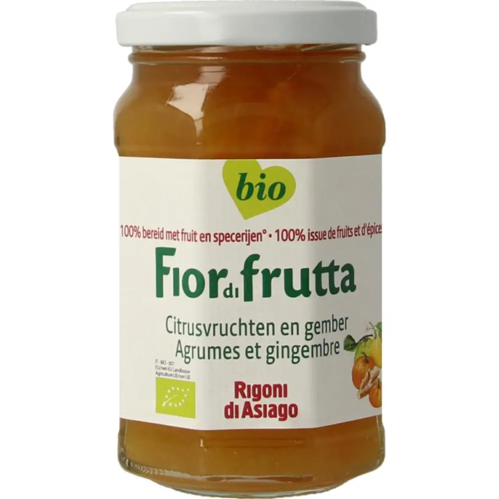 Fiordifrutta Citrusvruchten en gember fruitbeleg