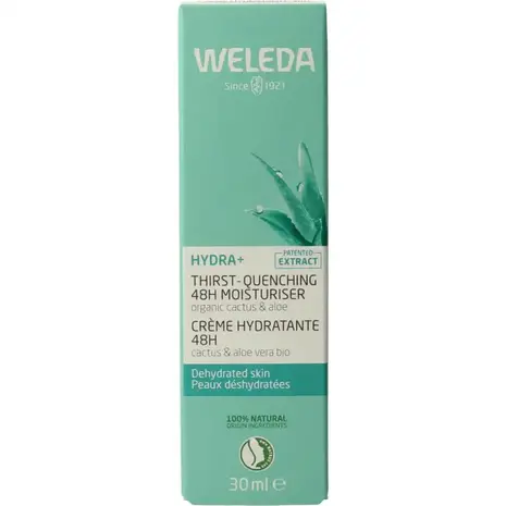 Weleda Hydra+ 48h gezichtscreme hydraterende Weleda Hydra+ 48h gezichtscreme hydraterende