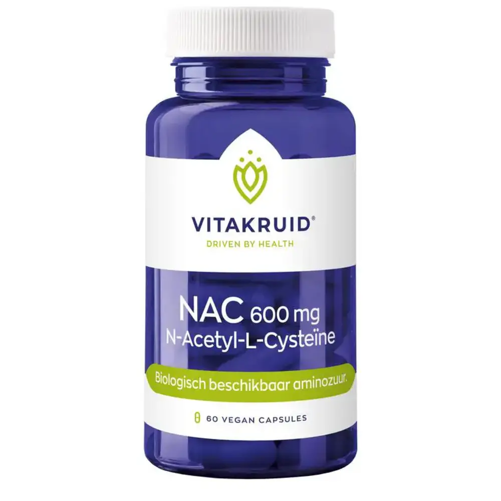 Vitakruid NAC 600 mg N-Acetyl-L-Cysteine Vitakruid NAC 600 mg N-Acetyl-L-Cysteine